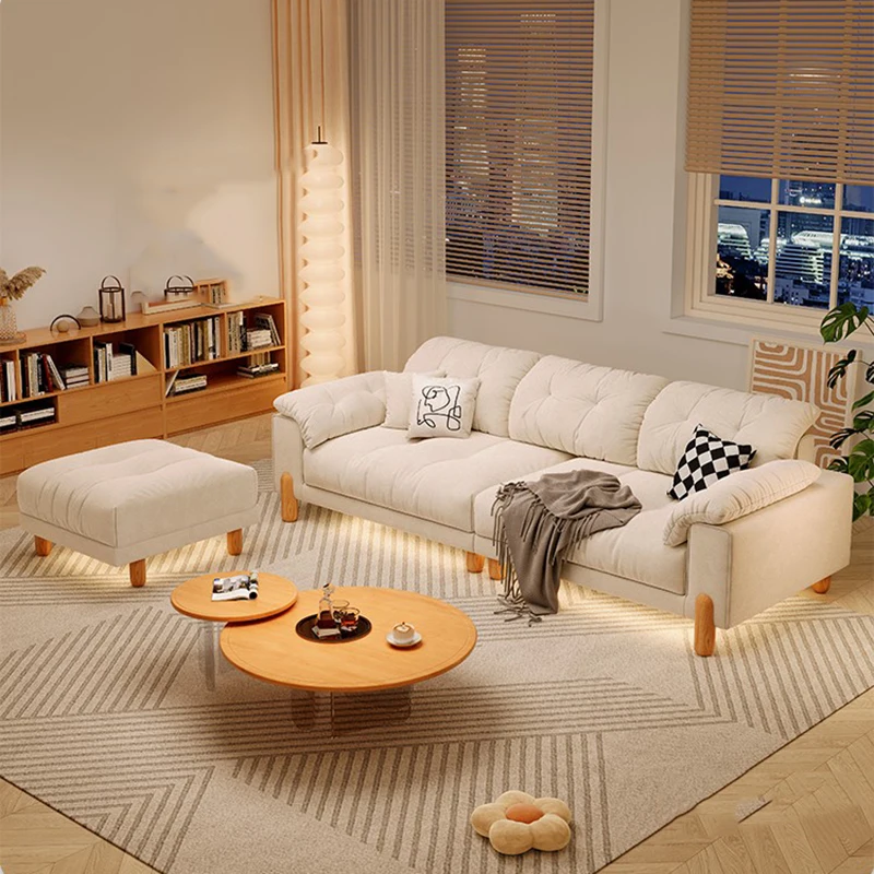 

Cute Luxury Sofa Soft Nordic Comfortable Wood Designer Leather Sofa Recliner Modern White Woonkamer Banken Furniture Living Room