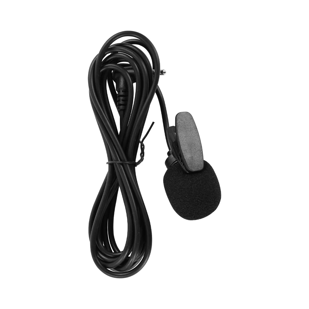 MEKEDE 3M Jack Hands-free Plug Mic Clip-on Stereo Wired Car Microphone For Android Navigation Autoradio Receiver