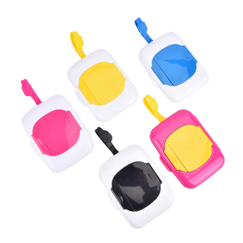 2022 Wet Tissue Box Wipes Dispenser Portable Wipes Napkin Storage Box Holder Container for Car Home Office