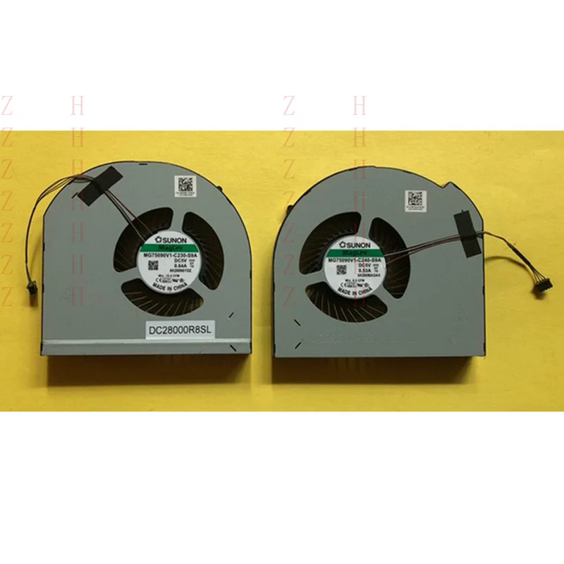 

ZZHH For Dell Precsion 7750 M7750 CPU GPU Cooling Fan 0R95XY 0VXTNG
