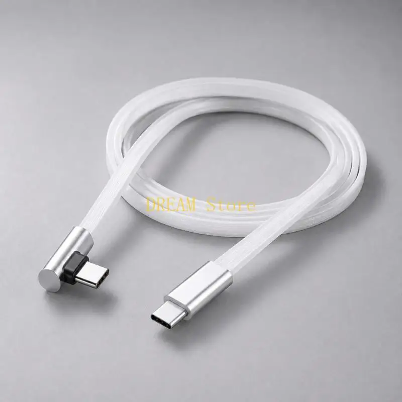 Type C to Type C Charging Cord with Right-Angle and Straight Ends for Data Use Best Sale