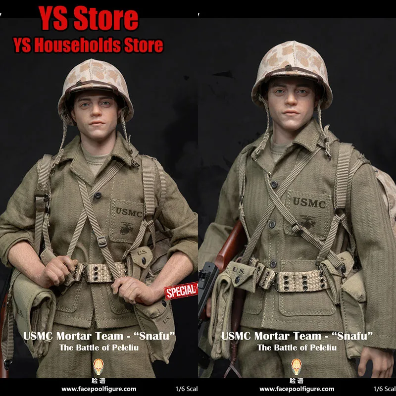 FP017 محدودة 1/6 مقياس الحرب العالمية الثانية مشاة البحرية الأمريكية فريق هاون Snafu معركة Peleliu العسكرية التاريخية 12 "مجموعة كاملة شخصيات الحركة الذكورية #1