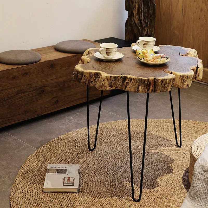 Xiaoshui Bar Special-shaped tea table Personalized art furniture Living room Dining table Homestay side few household