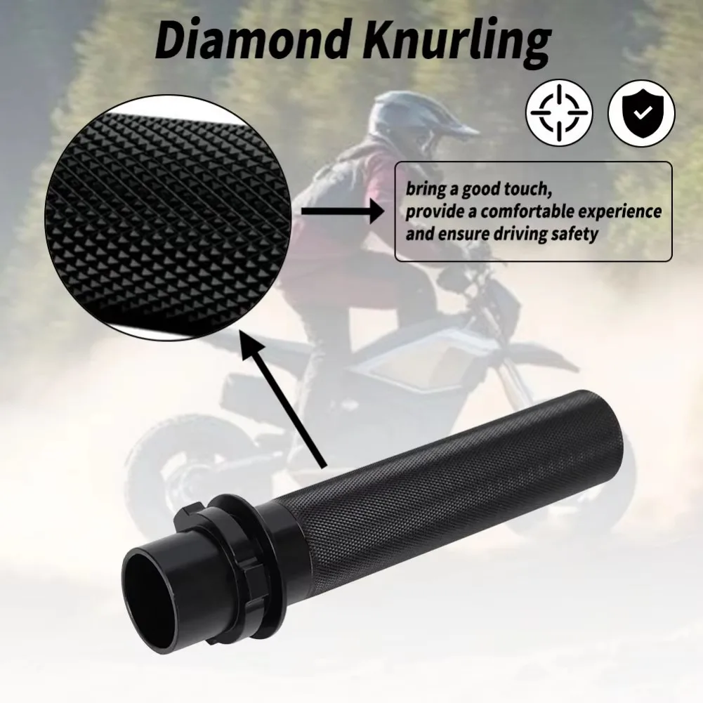 Motorcycle CNC Throttle Grip Handlebar Motorcycle Throttle Tube Handle Twist Grip Accelerator For Surron For Segway X260 X160