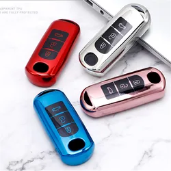 Fashion TPU Car Remote Key Case Cover Shell for Mazda 2 3 5 6 BL BM GJ Atenza Axela Demio CX-3 CX3 CX-5 CX5 CX7 CX-9 CX8 Keyless