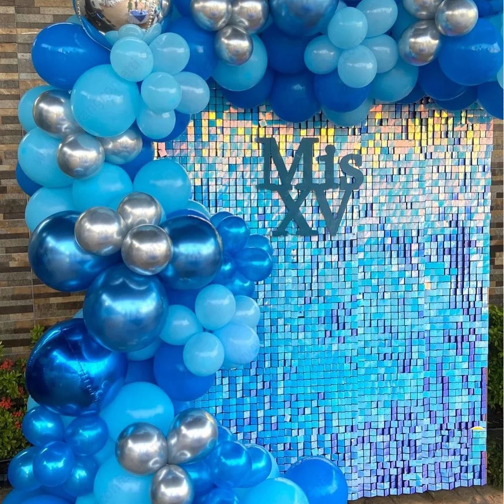

Gold Mirror Shimmer Panels Backdrop Wall Iridescent Sequin Wall For Weddings Birthdays Party Decorations