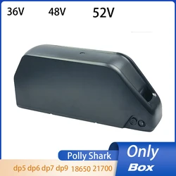 Jumbo Shark DP5 DP6 DP9 DP7 36V 48V 52V 60V Down Tube Battery Box 10S5P 13S4P 14S5P 13S7P 52 Pcs 70pcs 91pcs 18650 21700 Holder