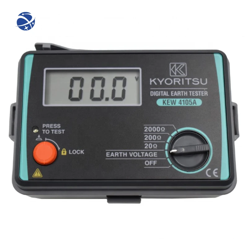 New kyoritsu EARTH TESTER KEW 4105A test leads for simplified two wire measuring system also supplied as standard accessories arch enemy earth lp