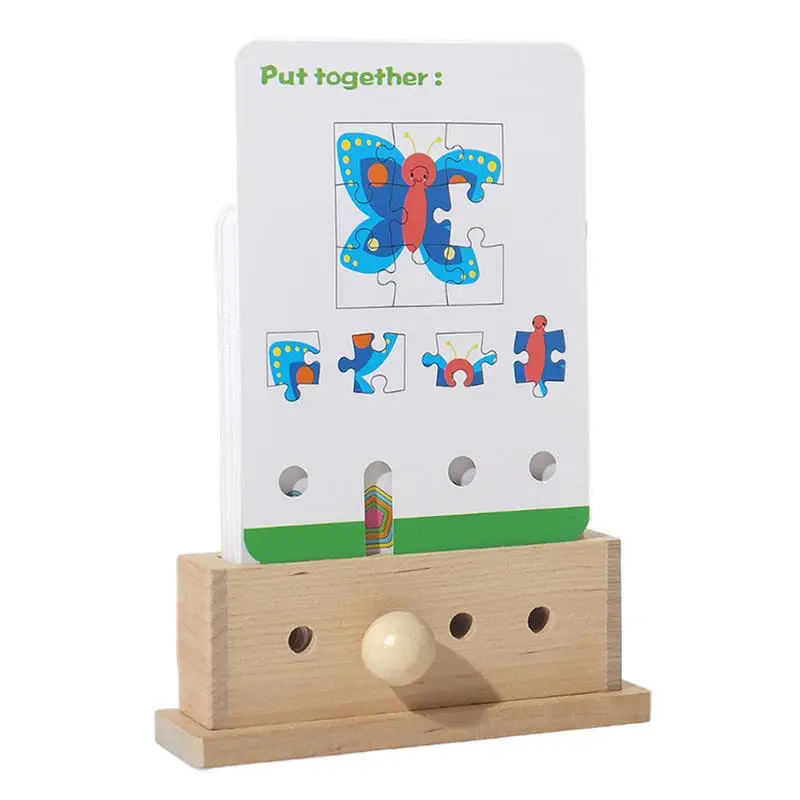 Wooden Shape Sorter Toy Learning Color Matching Toy Children Shape Matching Toy Learning Matching Sorting Toys For Children 36