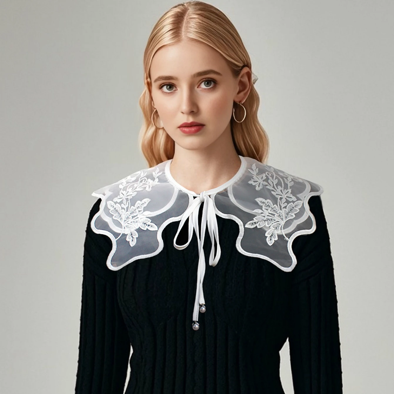 

1 шт. подходит для украшения весны, лета, осени и зимы. Шаль с защитой от солнца, маленькая кофта на плечо