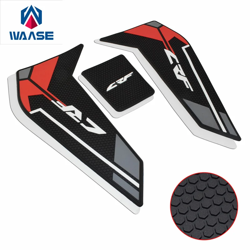 

waase For Honda CRF1100L Africa Twin CRF 1000 L Adventure Sport 2020-2022 Fuel Tank Pad Sticker Decal Gas Knee Grip Traction