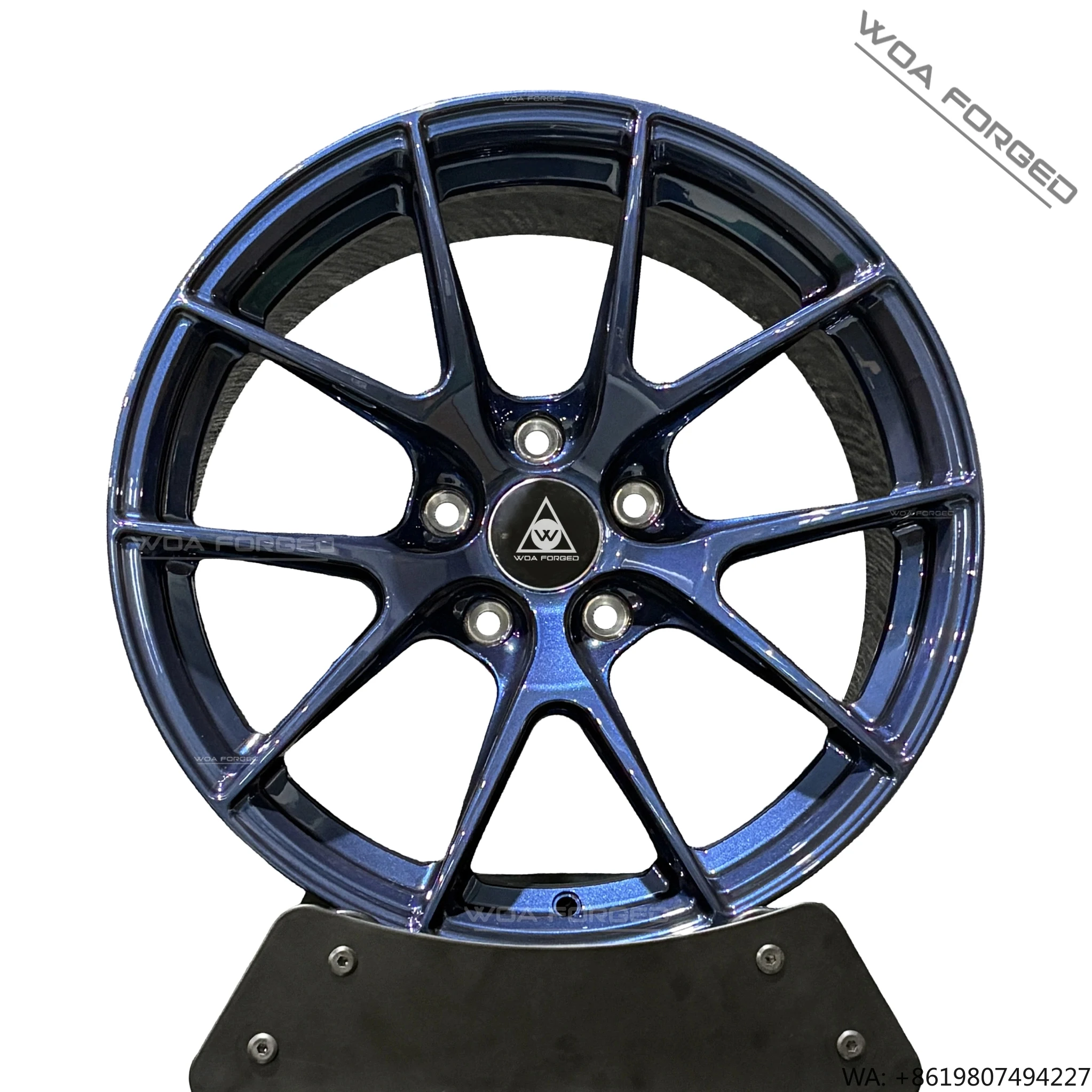 

Blue Lightweight Forged Car Wheels Rims Five Spoke 18 19 20 21 Inch 5x114.3 5x120 Custom-fit for M2 M550i F82 F30