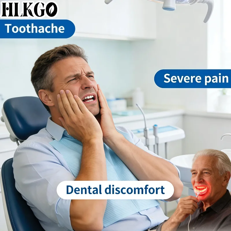 

Clinical Grade Dental Red Light Therapy, Instant Soothe for Toothache Gum Ulcer Oral Inflammation Healing