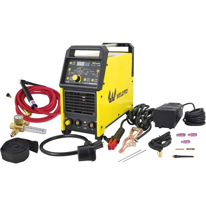 Weldpro Digital TIG 200GD AC DC 200 Amp Tig/Stick Welder with Pulse CK 17 Worldwide Superflex