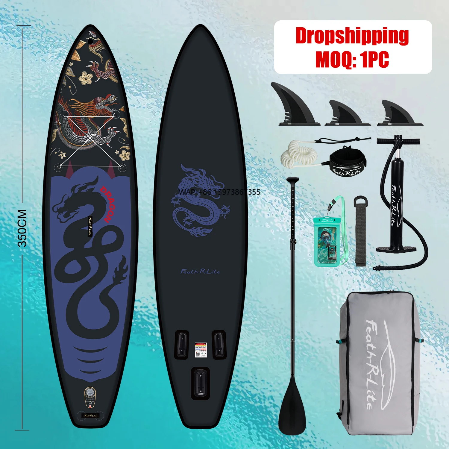 

Dropshipping Inflatable Stand up Paddle Board-All-Around Eco-Friendly SUP Board for Ocean Use