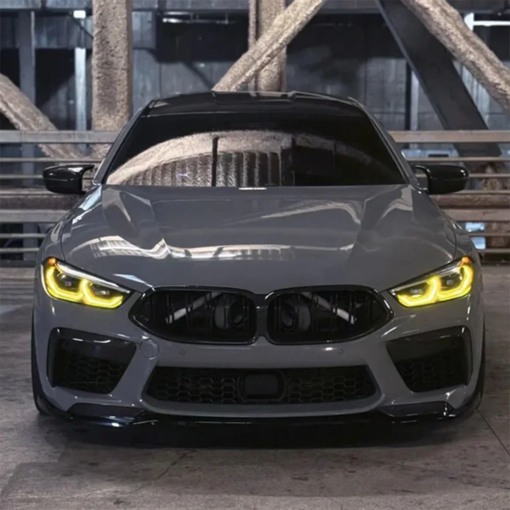 Для BMW G14 G15 G16 M8 F91 F92 Желтый DRL CSL Style 8 Series DRL RGBW Многоцветная светодиодная плата Лимонно-желтые дневные ходовые огни