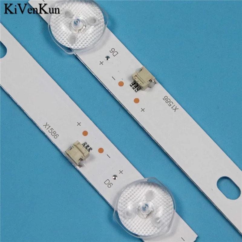 LED TV Bands Bars DLED32XMDG 2X6 0005 Backlight Strip For ONN ONA32HB19E03 Array Bands DLED32KJAH 2X6 3004 Matrix Planks Tapes