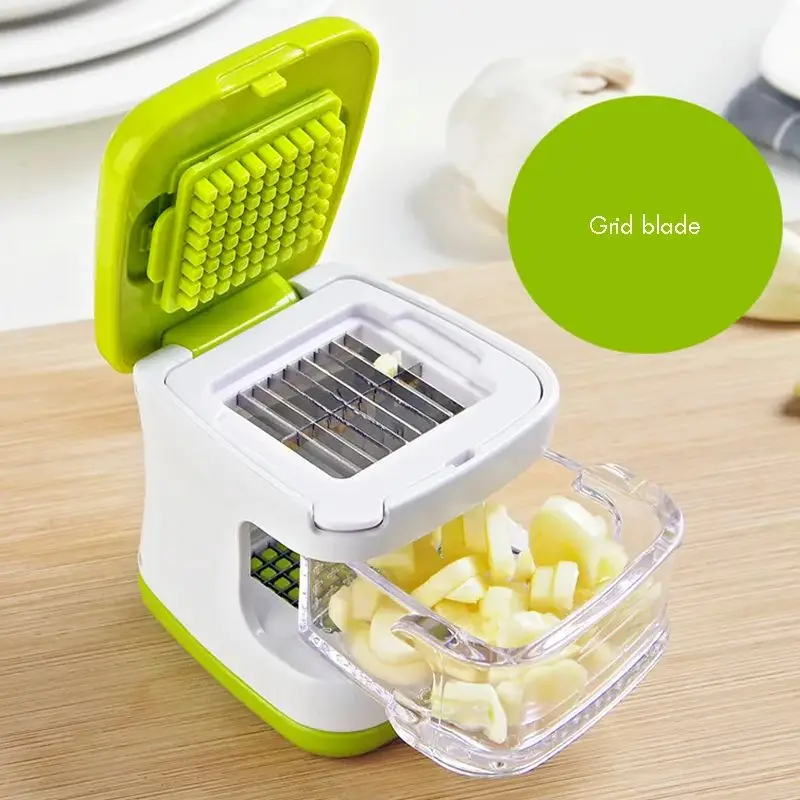 Multifunction Vegetable Cutter Garlic Cutter Garlic Presser Crusher Plastic Environmentally Ginger Garlic Slicer Kitchen Tool