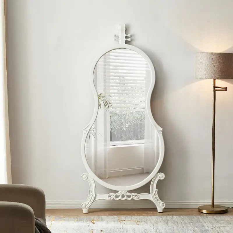 

American special-shaped entrance mirror toilet retro bathroom cosmetic mirror wall-mounted