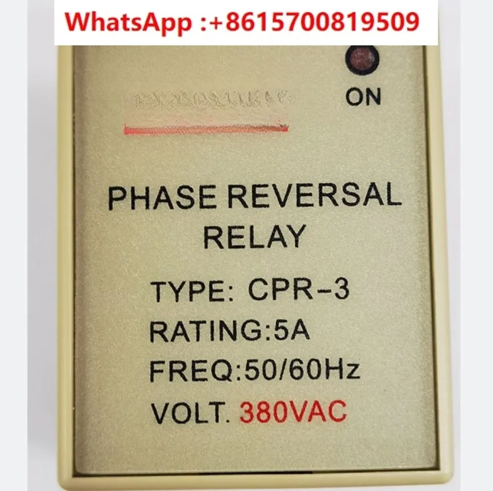 CPR-3 5A phase sequence protector AC380V mold temperature machine phase sequence controller CPR-3