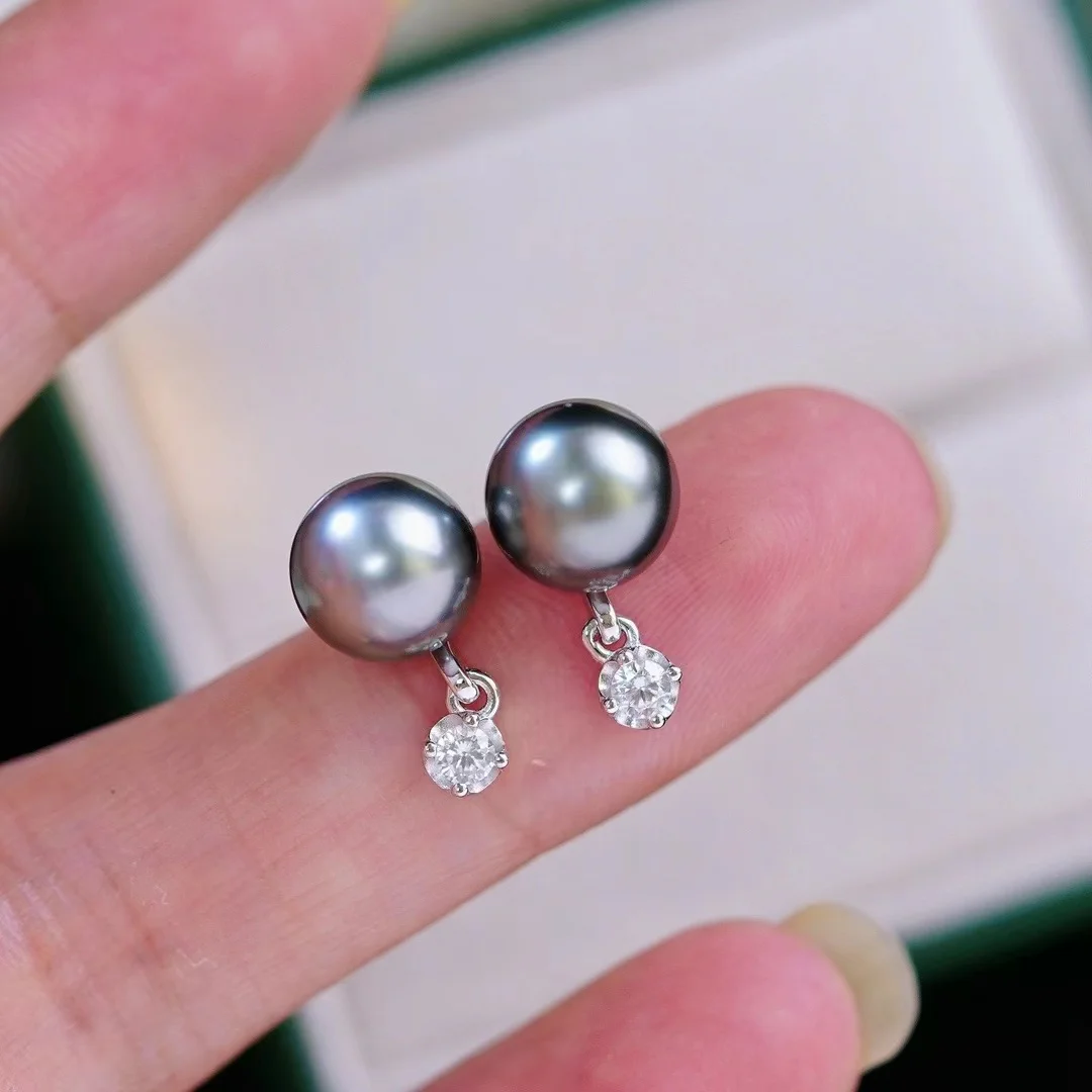 

6 шт. DIY жемчужные аксессуары 925 серебряные серьги-гвоздики пустой держатель, модный золотой серебряный держатель для сережек с круглым стержнем 8-11 мм