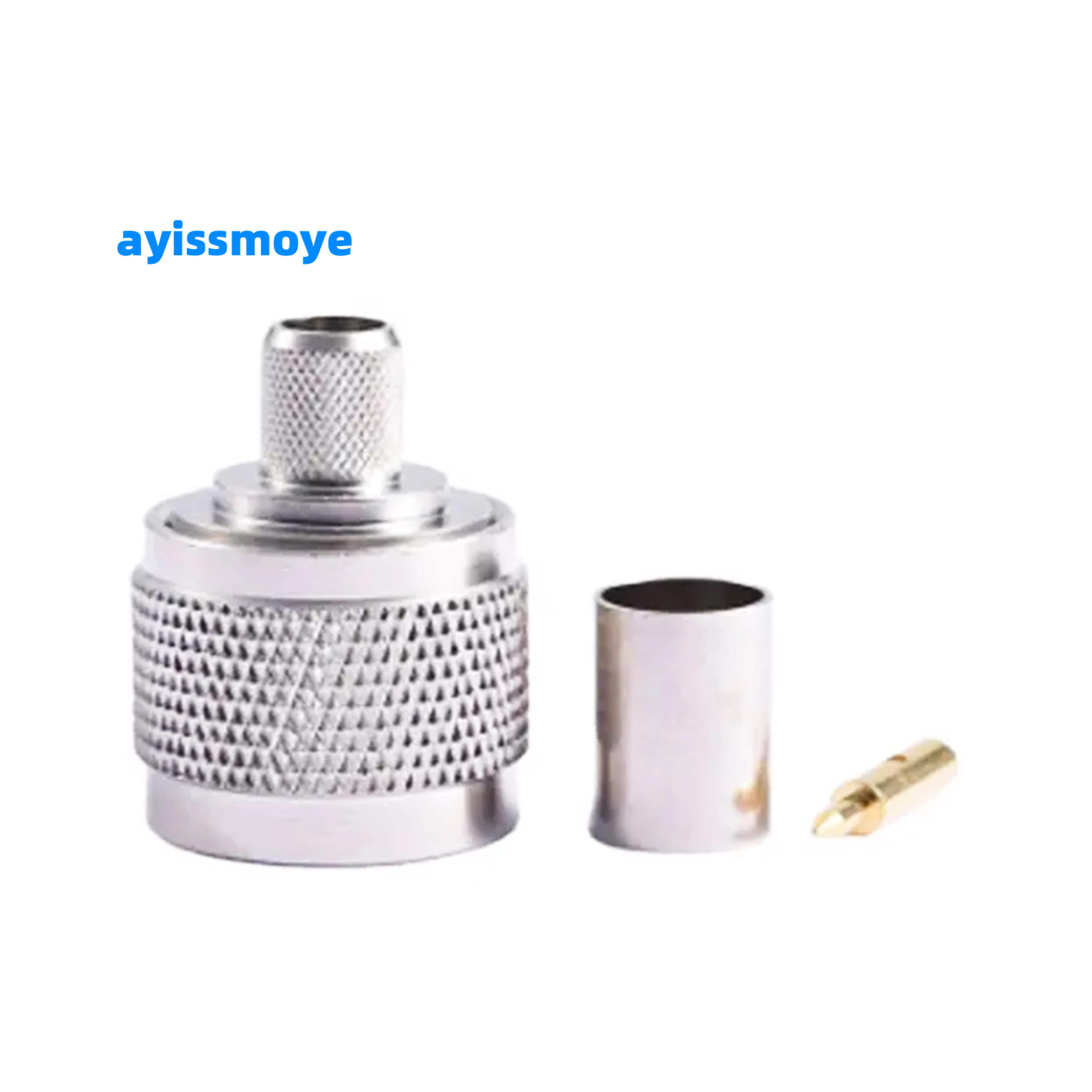 

2 шт. N-папа-F-мама адаптер для радиочастотного коаксиального кабеля N-тип штекер к разъему F-типа электронные компоненты