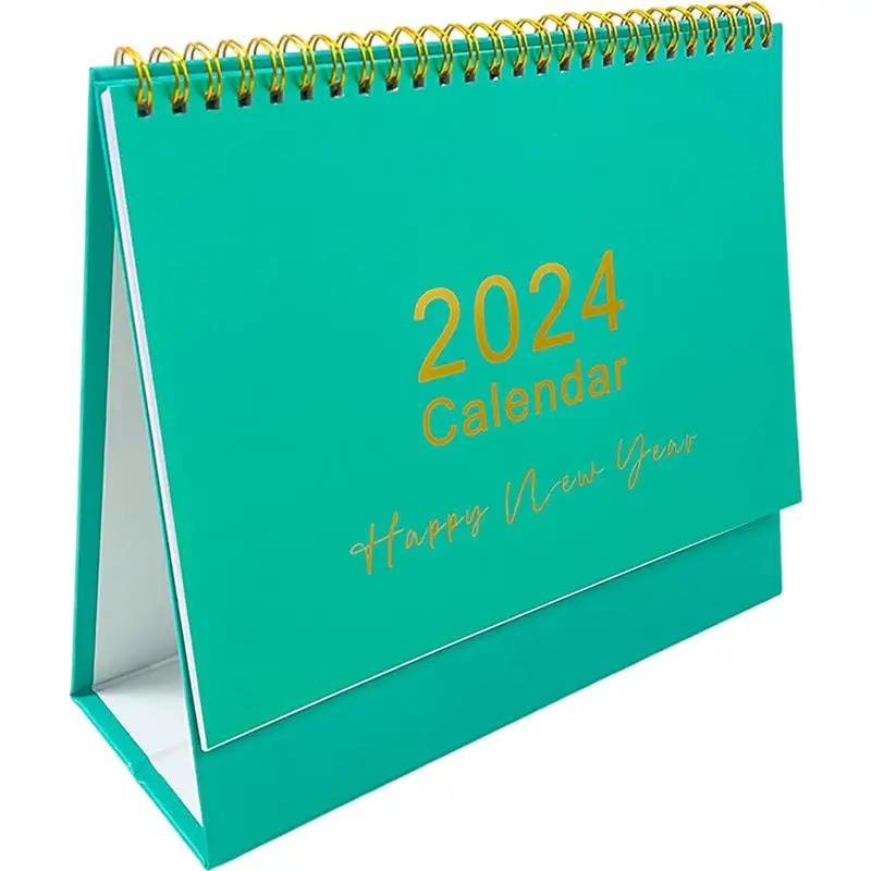 Desk Calendar 2024 planner Full Year Desk Calenda Small Desk Calendar Standing Calendar Desk Calendar for Recording Events