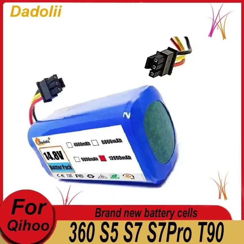 

New 14.8V 12800mAh Li-ion Battery Pack For 360 C50 Robot Vacuum Cleaner Part