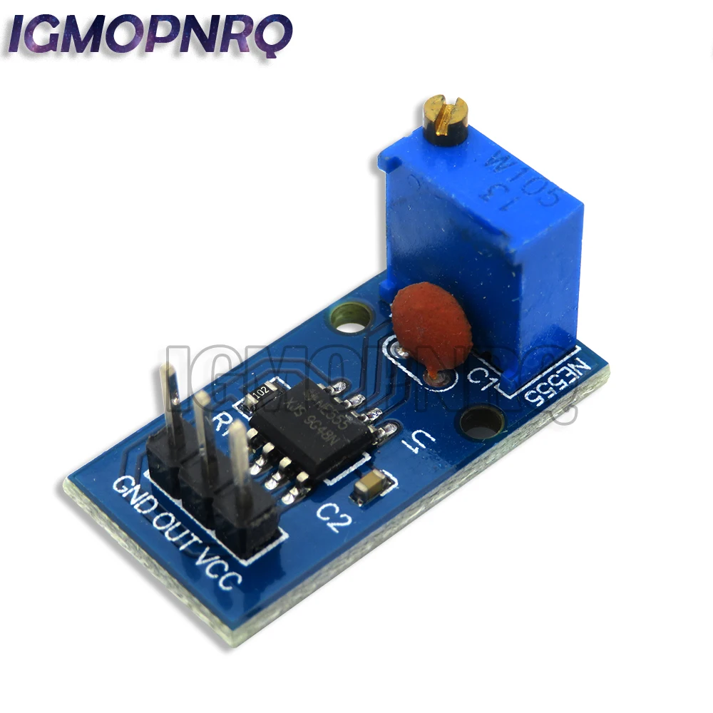 Ne555 5V 12V DC einstellbarer Widerstand Frequenz Impuls generator Modul Ein kanal ausgang für Arduino Smart Car neu