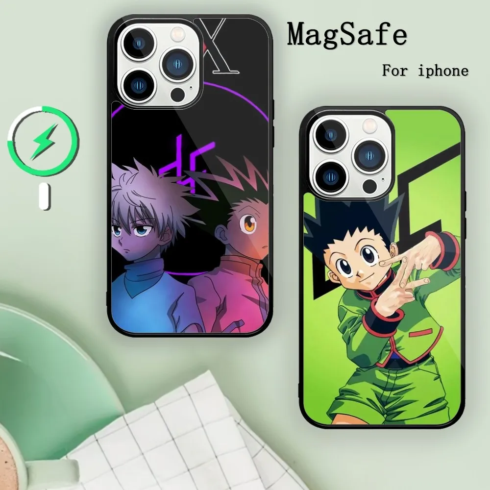 Comics Hunter H-Hunter Phone Case For Magnetic Attraction iPhone 11 12 13 14 15 Mini Pro XS Max X S Plus XR Shell