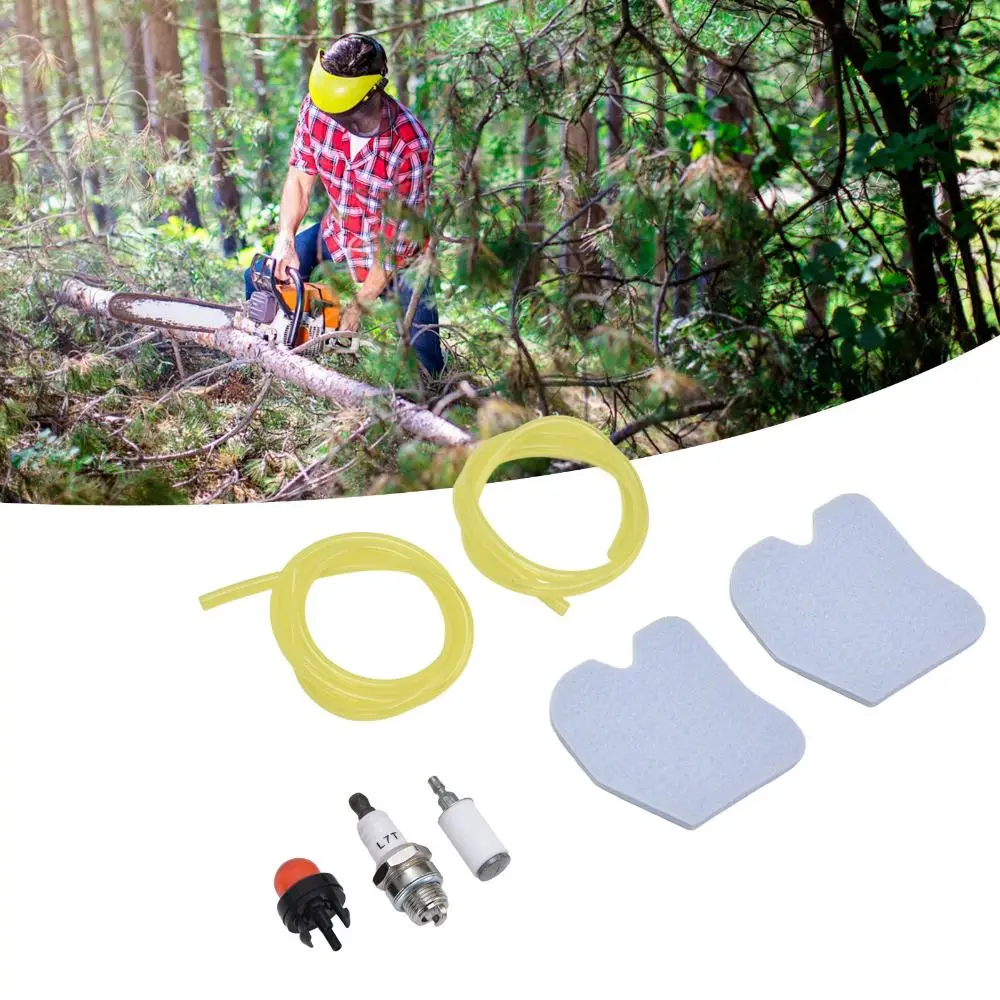 Cotton Air Filter Tune Up Kit Easy Installation White Chainsaw Air Filter Compact for Husqvarna235 235E 236 236E 240 240E