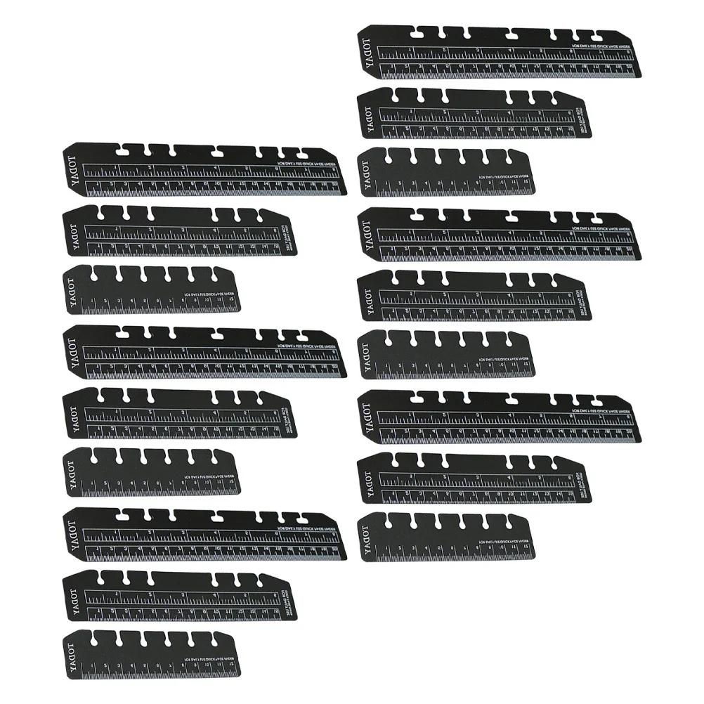 

18 Pcs Filling Bookmark Ruler Student Scale Planner Plastic Back to School Rulers