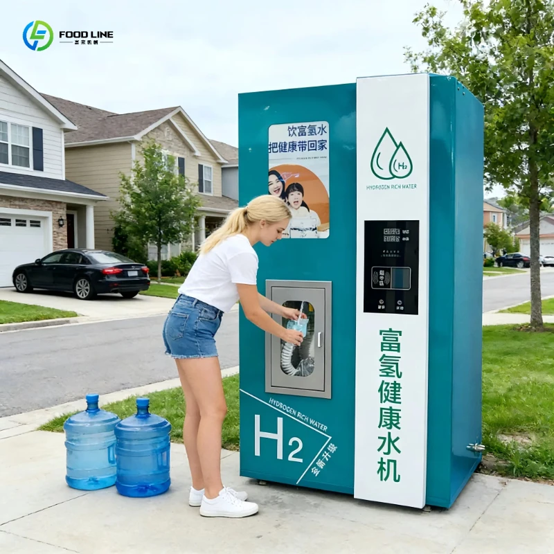 2026 New Purified Water Vending Machine Auto Clean UV Sanitation Card Reader 24H for Office Customized