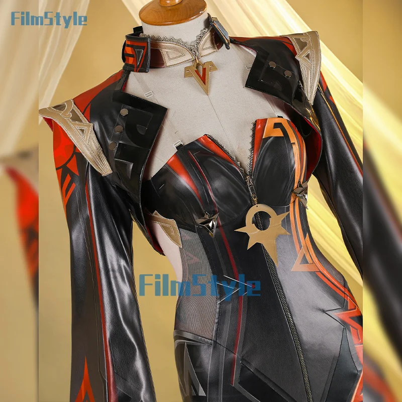 Genshin Impact Mavuika Cosplay Costume Uniform Pyro Archon Game Suit Sexy Lovely Halloween Party Role Play Outfit Women