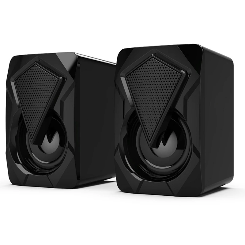 Altoparlanti per Computer X2 con Subwoofer per PC Computer Desktop Laptop illuminazione a LED sistema Home Theater cassa audio cablata USB