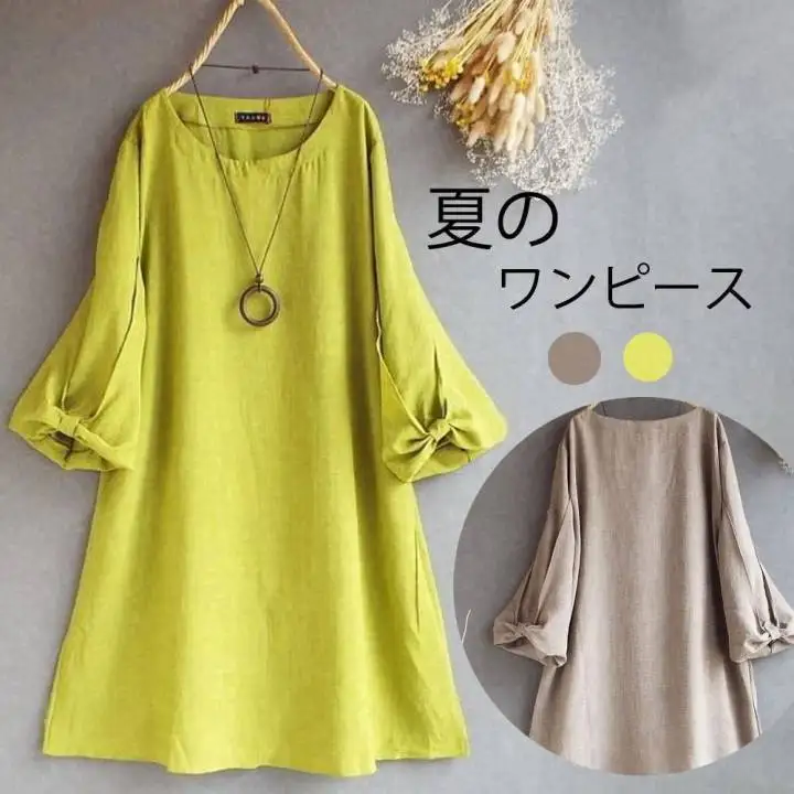 

Новое летнее платье 2025 года с круглым вырезом и завязками