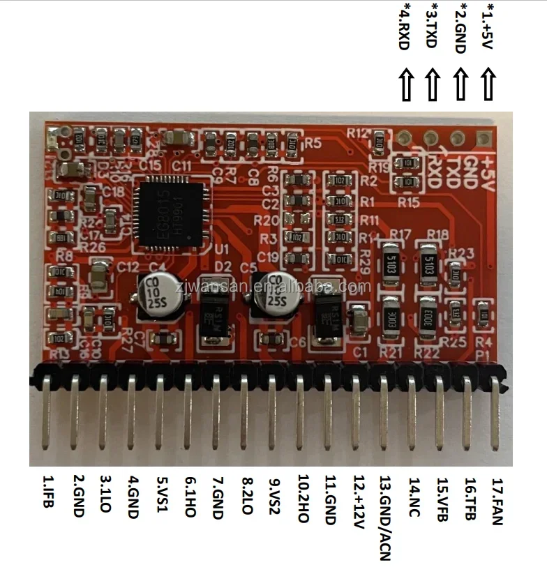 EGMICRO โรงงาน Pure sine wave อินเวอร์เตอร์บอร์ด EGS015 EG8015 วงจรรวมอินเวอร์เตอร์ชิปพิเศษบอร์ดทดสอบ