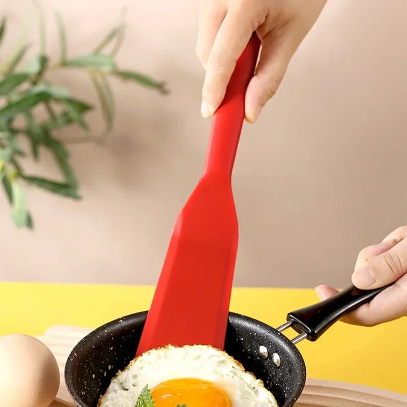 Silicone Frying Shovel Non-stick Pancake Fried Egg Transfer Shovel Steak Shovel Kitchen Baking Waffee Shovel Kitchen Gadgets