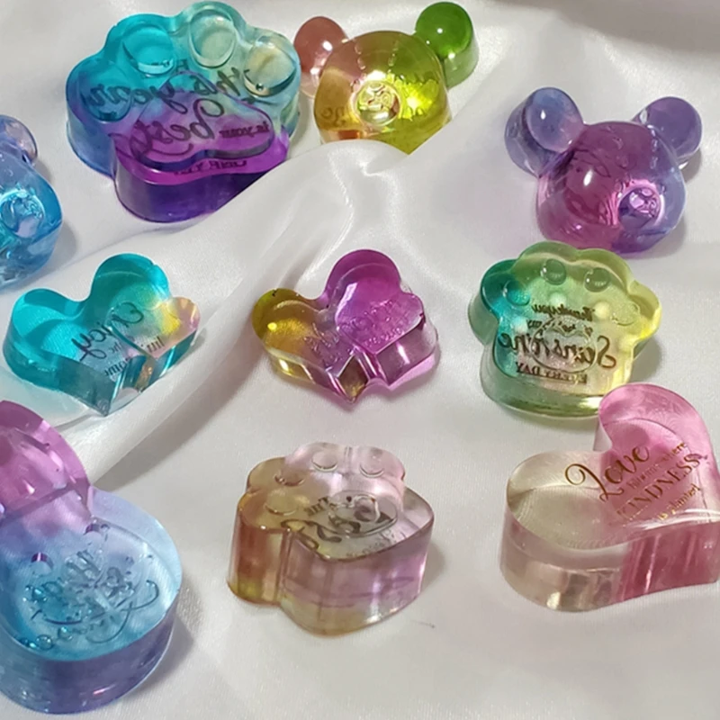 

6Sheets UV Epoxy Resin Filling Material Cats Stickers DIY Crafts Jewelry Making Filler Resin Mold Decorative Dropshipping