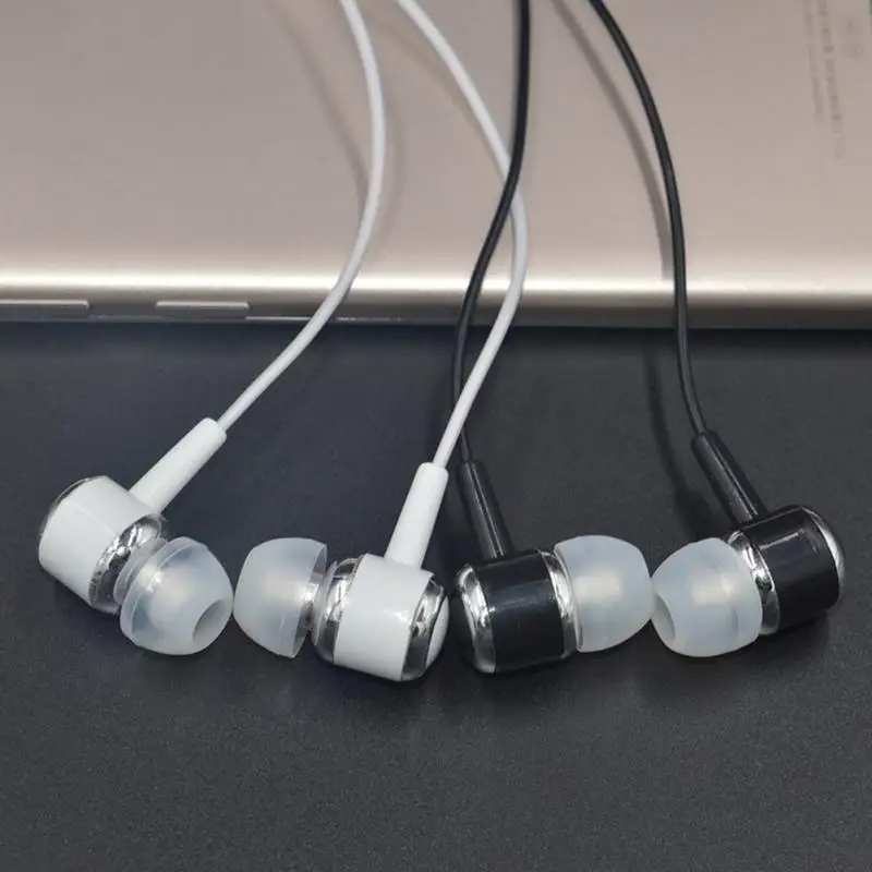 Novos Fones de Ouvido Intra-auriculares Estéreo com Subwoofer de 3,5mm, Headset com Controle para iPhone, Samsung, OnePlus, Huawei, Xiaomi, Fones de Ouvido Esportivos