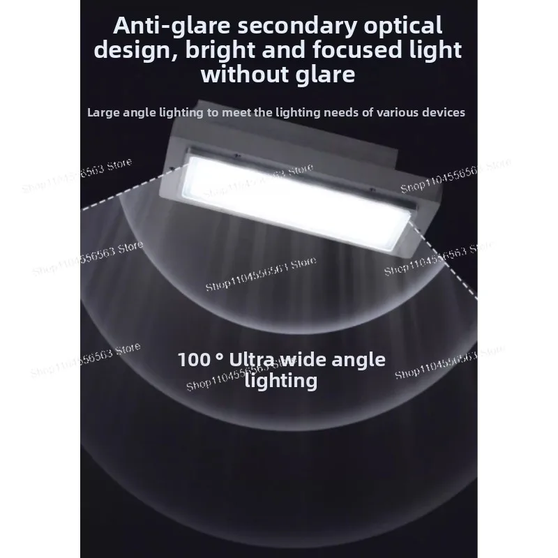 Recessed LED Work Light - DC 24V High Brightness IP67 Waterproof for  Machines & Lathes