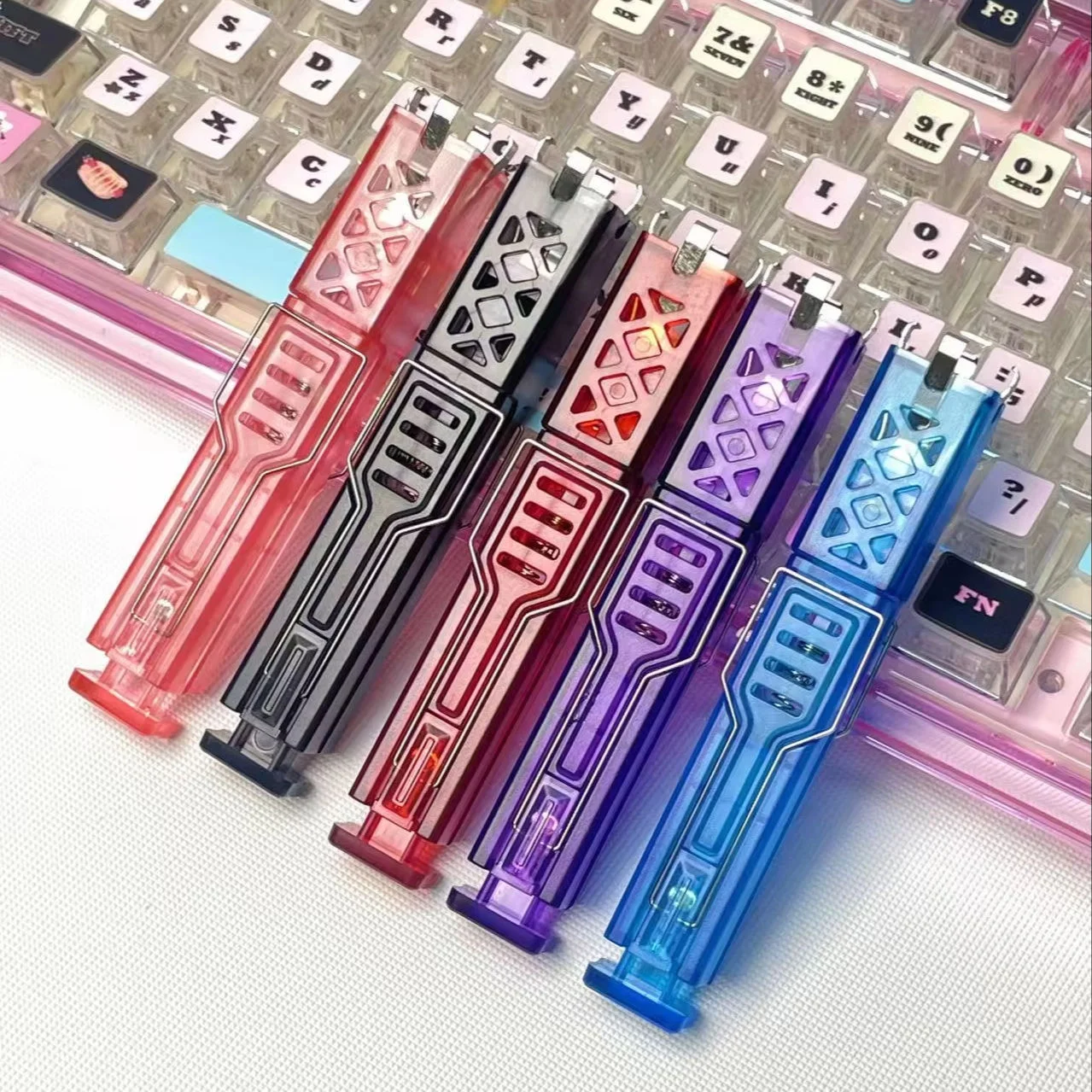 2 in 1 Switch and Keycap Puller Two Functions Light Puller Four-claw Switch Puller