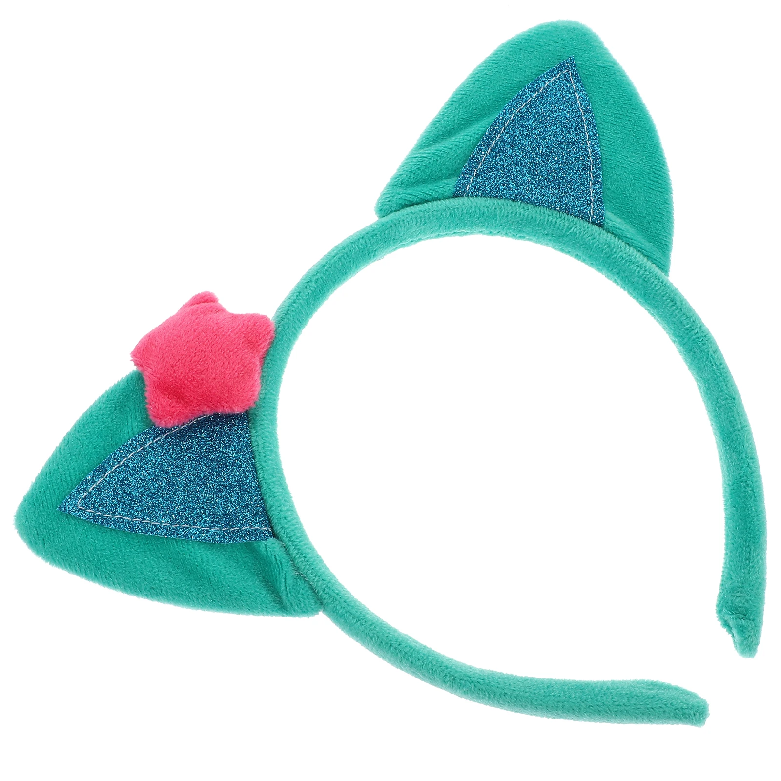 

Cat Ear Headband for Adults Pink Fairy Kitten Ears Lightweight Comfortable Slips Not Easy Fun Animal Costume Accessories