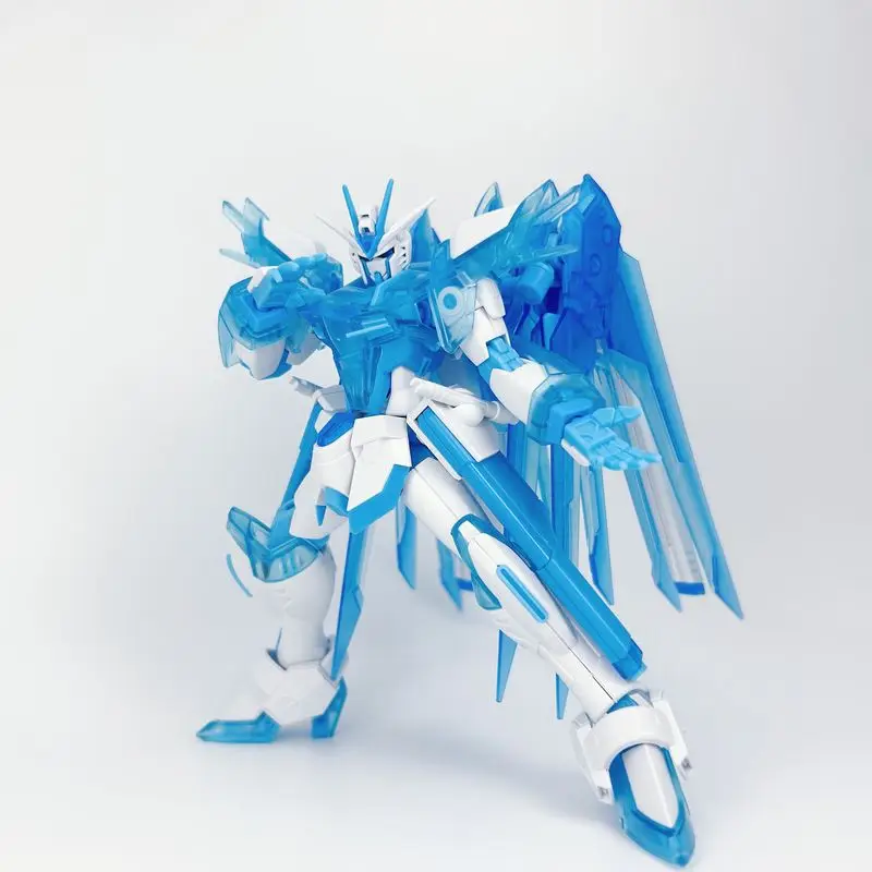 

New Ice Blue Rising Freedom Limited Color Hg 1-120 Mech Flying Free Assembly Model Children Toys Desktop Action Figures Kids Toy
