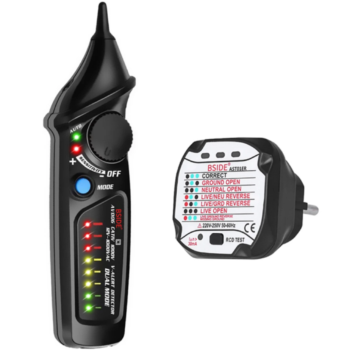 Circuit Safety Checkup Kit AVD06 Voltage Detector And Socket Tester RCD Test NCV Continuity Neutral Live wire check