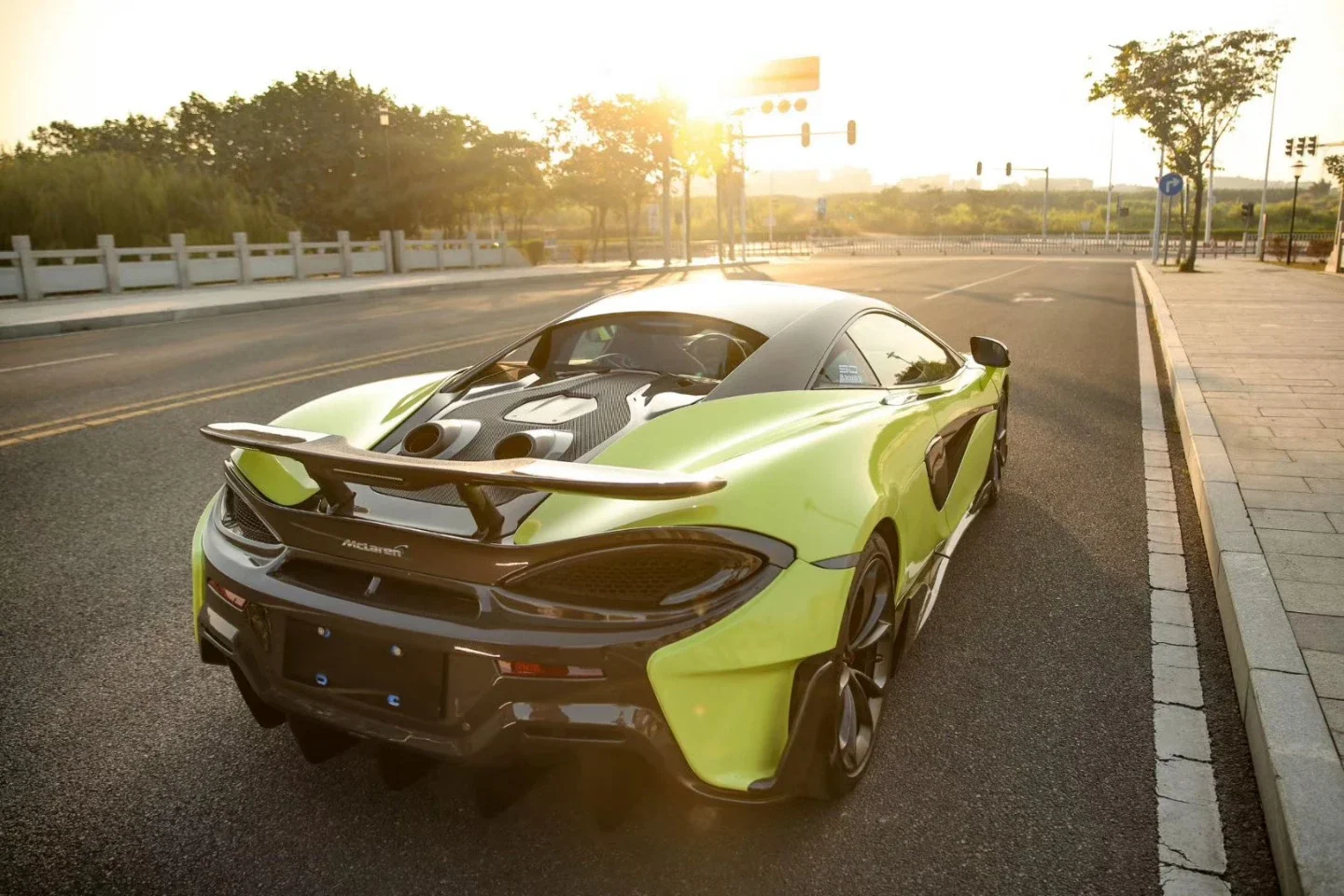 High Quality 600LT Style Dry Carbon Fiber Car Bumpers Body Kit Upgrade To 540C/570S