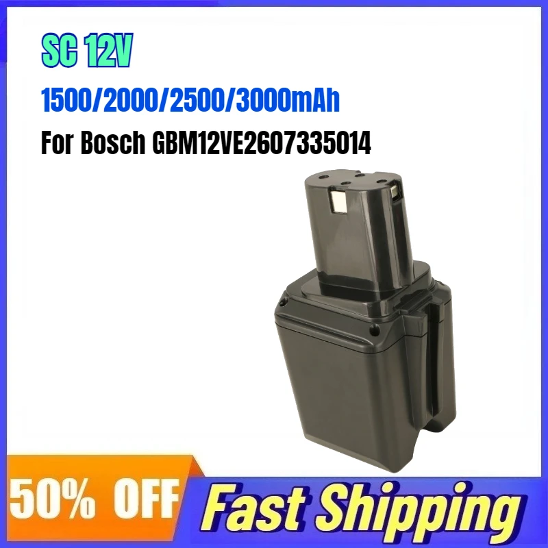 

SC 12 В 3000 мАч аккумуляторная батарея для Bosch GBM12VE2607335014 электрическая дрель ударная дрель электрическая дрель литиевая батарея
