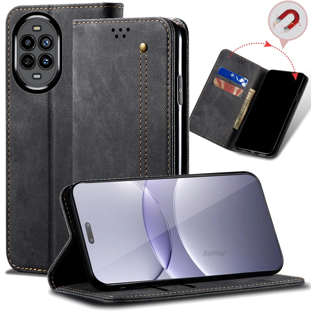 Luxury Leather Flip Wallet Case For HUAWEI NOVA 13 PRO / NOVA13 Card Slot Stand Magnetic Phone Cover House For NOVA13PRO Bag