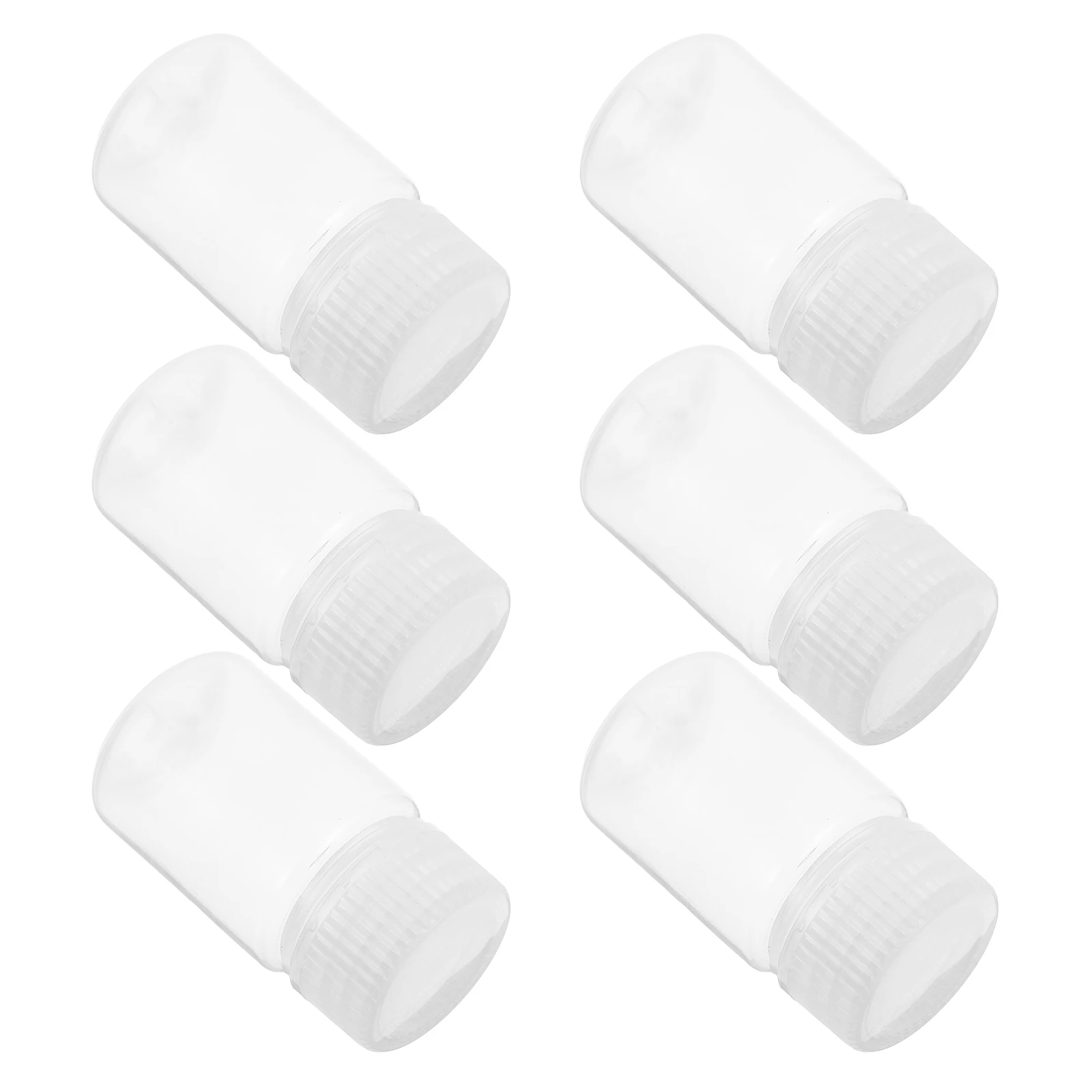 

6 Pcs Laboratory Containers Dropper Sealed Liquid Plastic Sample Bottles Mini with Lid