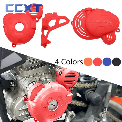 Protector de embrague de motor de plástico para motocicleta, cubierta de bomba de agua, Protector de encendido para motor ZongShen CB250F ZS172FMM-3 KAYO T4 BOSUER